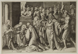 Unknown (Dutch), after Lucas van Leyden, Netherlandish, 1494-1533, Adoration of the Magi, 19th