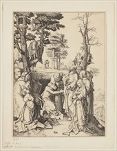 Unknown (Dutch), after Lucas van Leyden, Netherlandish, 1494-1533, Raising of Lazarus, between 1508