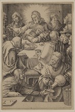 Unknown (Dutch), after Lucas van Leyden, Netherlandish, 1494-1533, The Last Supper, between 1521