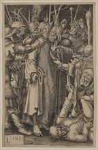 Unknown (Dutch), after Lucas van Leyden, Netherlandish, 1494-1533, The Betrayal of Christ, between