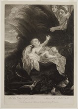 James McArdell, Irish, 1728-1765, after Anton van Dyck, Flemish, 1599-1641, Finding of Moses, 18th