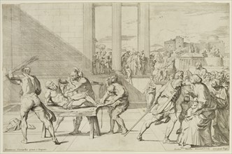 Carlo Maratta, Italian, 1625-1713, after Domenichino Ciampelli, Italian, Flagellation of Saint