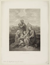 Jean Baptiste Massard, French, 1740-1822, after Nicolas Poussin, French, 1594-1665, La Sainte