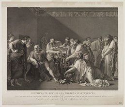 Jean Baptiste Raphael Ur Massard, French, 1775-1843, after Anne Louis Girodet de Rouchy Trioson,