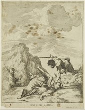 Ludovico Mattioli, Italian, 1662-1747, Martyrdom of Saint Peter, between 17th and 18th century,