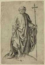 Israhel van Meckenem, German, 1450-1503, after Martin Schongauer, German, 1450-1491, Saint Philip,