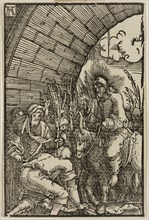 Albrecht Altdorfer, German, 1480-1538, Christ's Entry into Jerusalem, ca. 1513, woodcut printed in