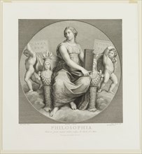 Raphael Morghen, Italian, 1758-1833, after Raphael, Italian, 1483-1520, Philosophy, between 1758