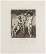 Johann Friedrich Wilhelm Muller, German, 1782-1816, after Raphael, Italian, 1483-1520, Fall of