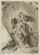 Gaspare Oselli, Italian, 1536-1580, Angel with the Body of Christ on the Grave, between 1536 and