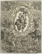 Albrecht Altdorfer, German, 1480-1538, The Resurrection of Christ, 1512, woodcut printed in black