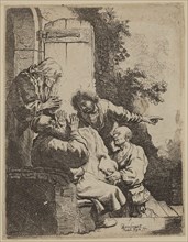 Unknown (Dutch), after Rembrandt Harmensz van Rijn, Dutch, 1606-1669, Joseph's Coat Brought to