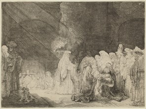 Rembrandt Harmensz van Rijn, Dutch, 1606-1669, Presentation in the Temple, ca. 1639, etching