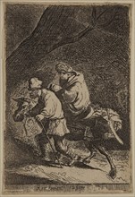 Unknown (Dutch), after Rembrandt Harmensz van Rijn, Dutch, 1606-1669, Flight into Egypt, 1633,