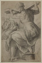 Unknown (Italian), after Michelangelo, Italian, 1475-1564, Libyan Sibyl, ca. between 1573 and 1600,