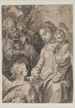 Giovanni Battista Cecchi, Italian, 1748-1807, Holy Family, between mid-18th and early 19th century,