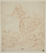 Unknown (Italian), after Giovanni Benedetto Castiglione, Italian, 1616 - 1670, Noah Directing