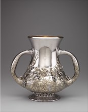 Two Handled Vase, 1893, silver, Overall: 12 15/16 × 14 3/8 × 9 3/8 inches (32.9 × 36.5 × 23.8 cm)