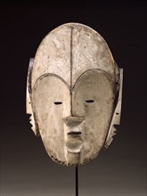 Fang, African, Mask, 19th Century, Wood, kaolin, Overall: 14 × 10 × 12 1/4 inches (35.6 × 25.4 × 31