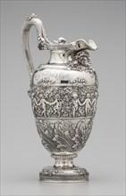 Tiffany and Company, American, established 1837, Pitcher, ca. 1893, sterling silver, spun and cast;