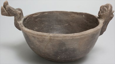 Bowl with Reclining Female Figure, between 1300 and 1500, fired clay, Overall: 4 1/2 × 9 × 6 7/8