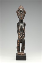 Baule, African, Female Figure, late 19th/early 20th Century, Wood, Dimensions include mount: