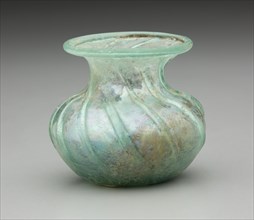 Roman, Jar, 4th Century AD, Glass, 2 3/4 x 3 1/4 in. diam. (7 x 8.3 cm)