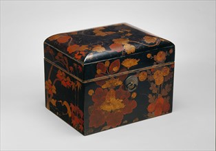 Unknown (Japanese), Cosmetic Box, 17th Century, Lacquer on wood with gold and colored lacquer, and