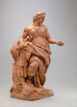 Christophe Veyrier, French, 1637-1689, Clio, Muse of History, between 1680 and 1683, Terracotta,