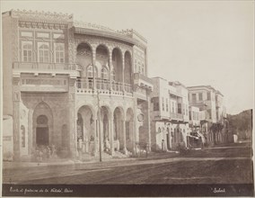 J. Pascal Sébah, Turkish, active ca. 1823-1886, Public Fountain and School, Cairo, 19th century,