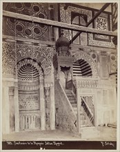 J. Pascal Sébah, Turkish, active ca. 1823-1886, Sanctuary of the Mosque of el Muayyad, Cairo, 19th