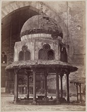J. Pascal Sébah, Turkish, active ca. 1823-1886, Fountain of the Mosque of Sultan Hassan, Cairo,