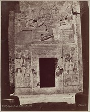 Henri Béchard, French, 1869-1889, Bas Relief on Temple of Seti I at Abydos, late 19th century,