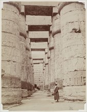 Zangaki, Greek, active 1860-1889, Hypostyle Hall, Temple of Karnak. Luxor, East Bank, 19th century,