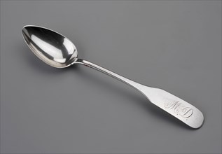 Pierre-Jean Desnoyers, American, 1772-1846, Tablespoon, between 1810 and 1820, silver, Overall: 9 ×