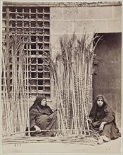 J. Pascal Sébah, Turkish, active ca. 1823-1886, Selling Sugar Cane, ca. 1876, albumen print, Image: