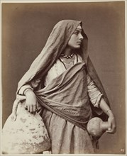 Carlo Naya, Italian, 1816-1882, Egyptian Woman, 1876, 1876, albumen print