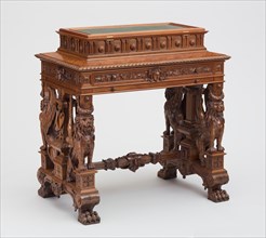 Gustave Herter, American, 1830-1898, Art Exhibition Stand, between 1860 and 1864, Walnut, Overall: