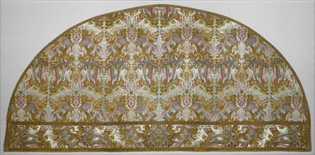Unknown (French), Cope, between 1730 and 1740, silk and metallic thread on silk satin, Overall: 113