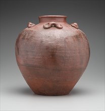 Unknown (Japanese), Tea Storage Jar, Bizen ware, between late 16th and early 17th century,
