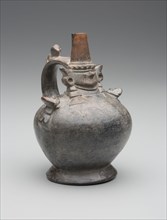 Chimu, Precolumbian, Vessel, between 900 and 1460, fired clay, Overall: 6 3/4 × 4 1/2 × 5 3/4