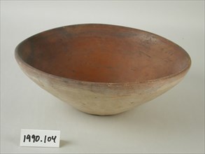 Egyptian, Grey/pink Fine Textured Bowl, between 3300 and 3100 BCE, Terracotta, Overall: 4 3/4 × 10
