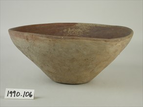 Egyptian, Bowl, between 3300 and 3100 BCE, Terracotta, Overall: 4 5/8 × 10 inches (11.7 × 25.4 cm)