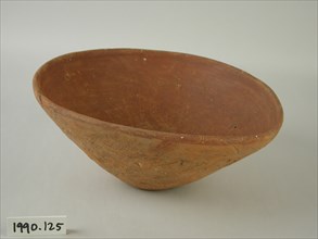 Egyptian, Bowl, between 3500 and 3300 BCE, Terracotta, Overall: 4 3/8 × 10 inches (11.1 × 25.4 cm)