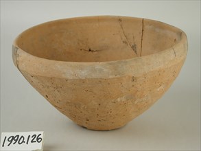 Egyptian, Roughly Made Bowl, between 3300 and 3100 BCE, Terracotta, Overall: 4 1/4 × 8 inches (10.8