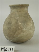 Egyptian, Bag-shaped Jar, between 1900 and 1782 BCE, Terracotta, Overall: 5 5/8 × 5 inches (14.3 ×