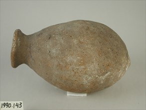 Egyptian, Jar, between 3500 and 3100 BCE, Terracotta, Overall: 8 1/4 × 5 1/4 inches (21 × 13.3 cm)