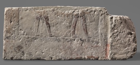 Fragments of wall decoration from the mastaba of the dignitary Tepemankh, Niuserre ruler of Egypt;