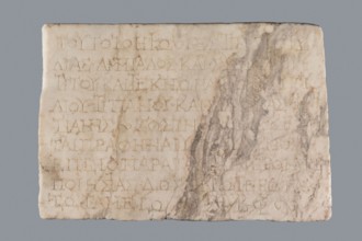 Titulus of the tomb of the Systilians, tombstone inscription in Greek, 2nd–3rd century, Phrygia;