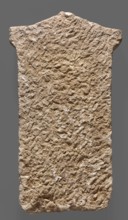 Tombstone of Apollonides with Greek inscription. Rectangular slab with three lines of Greek